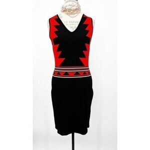 ROMEO & JULIET COUTURE NWT Knit Bodycon V-neck Short Dress MEDIUM